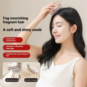 Mist Hair Comb: Vibrating Scalp Massager